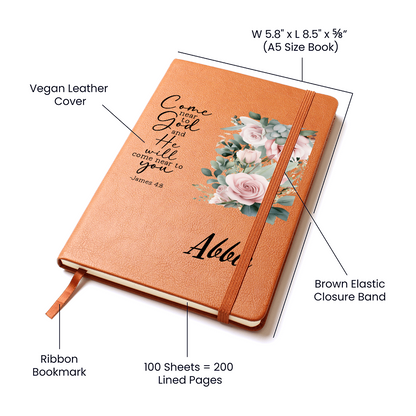 Personalized Wildflower Prayer Journal
