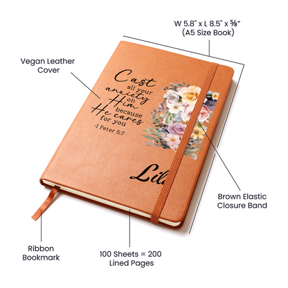 Personalized Wildflower Prayer Journal