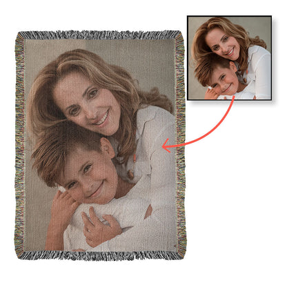 Custom Photo Blanket for Mom
