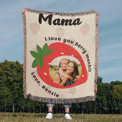 Custom Photo Blanket for Mom