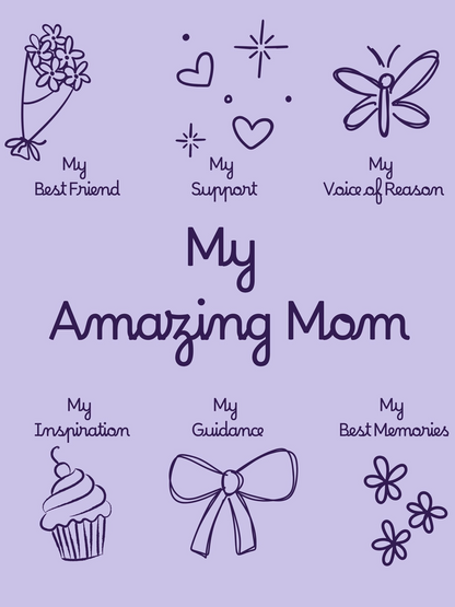 For My Mom Blanket | My Amazing Mom Cotton Throw