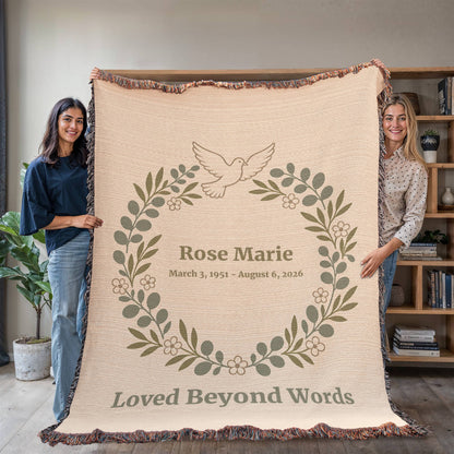 Artwork Heirloom Woven Blanket (Portrait)