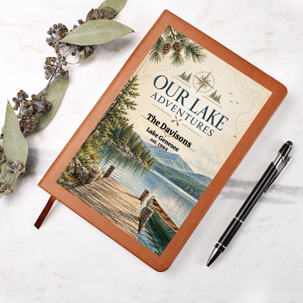 Personalized Our Lake Adventures Family Journal