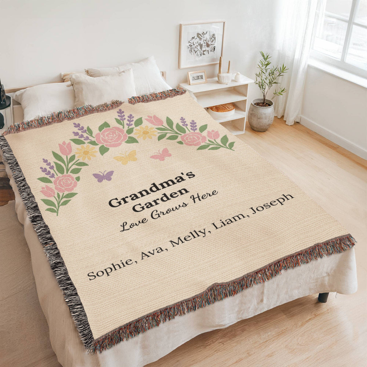 Artwork Heirloom Woven Blanket (Portrait)