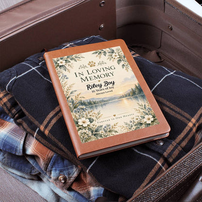 Personalized Pet Memorial Journal | Dog or Cat Remembrance Gift