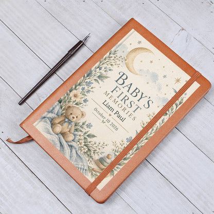 Personalized Baby Memory Journal | New Baby Keepsake