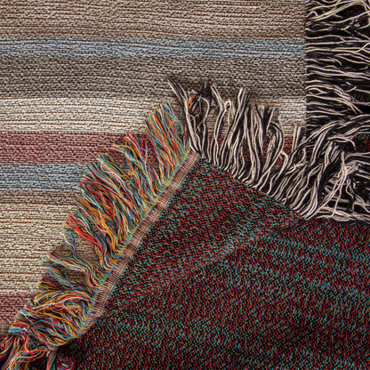 Striped Custom City State Blanket