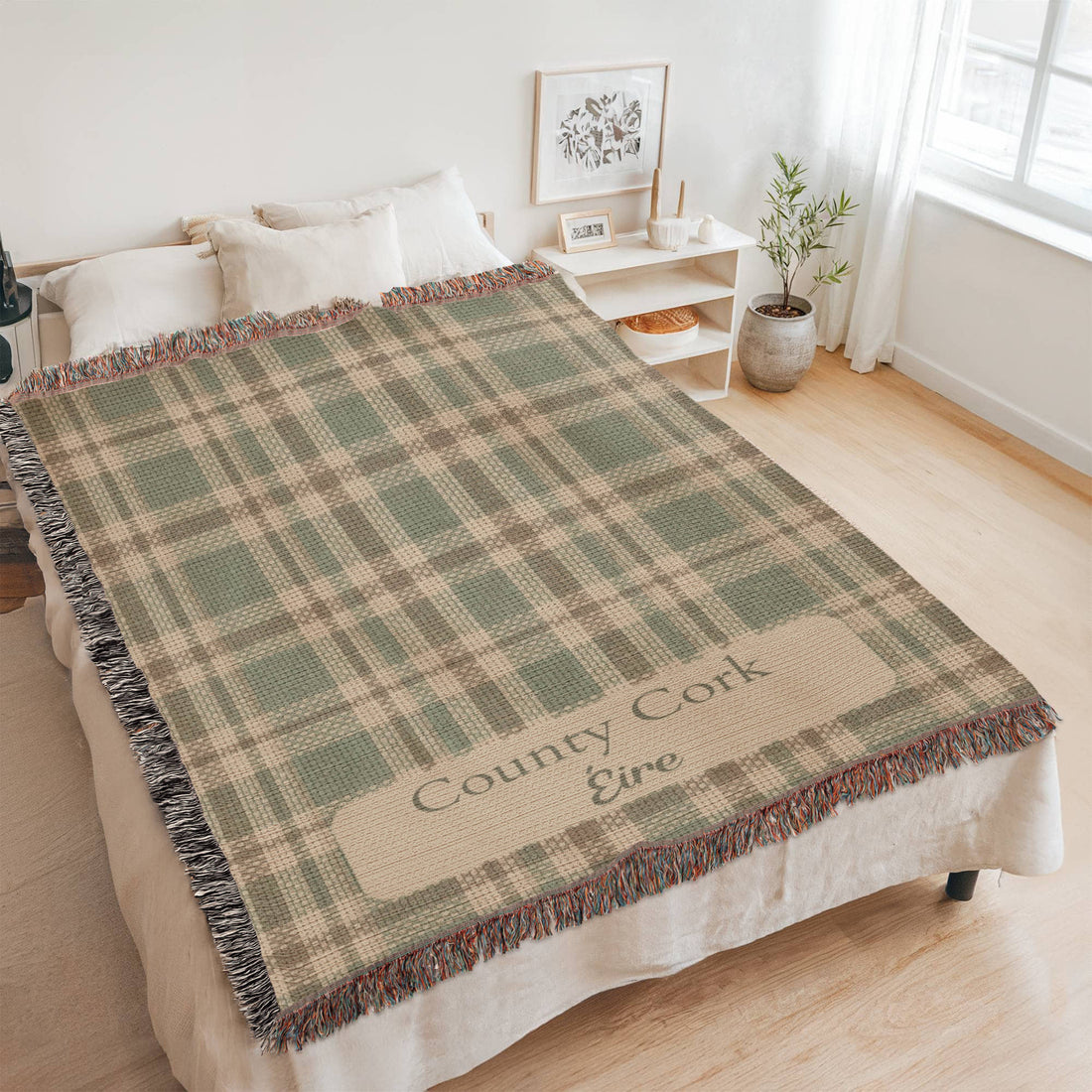 Irish County Blanket Gift| Personalized Ireland Location Throw