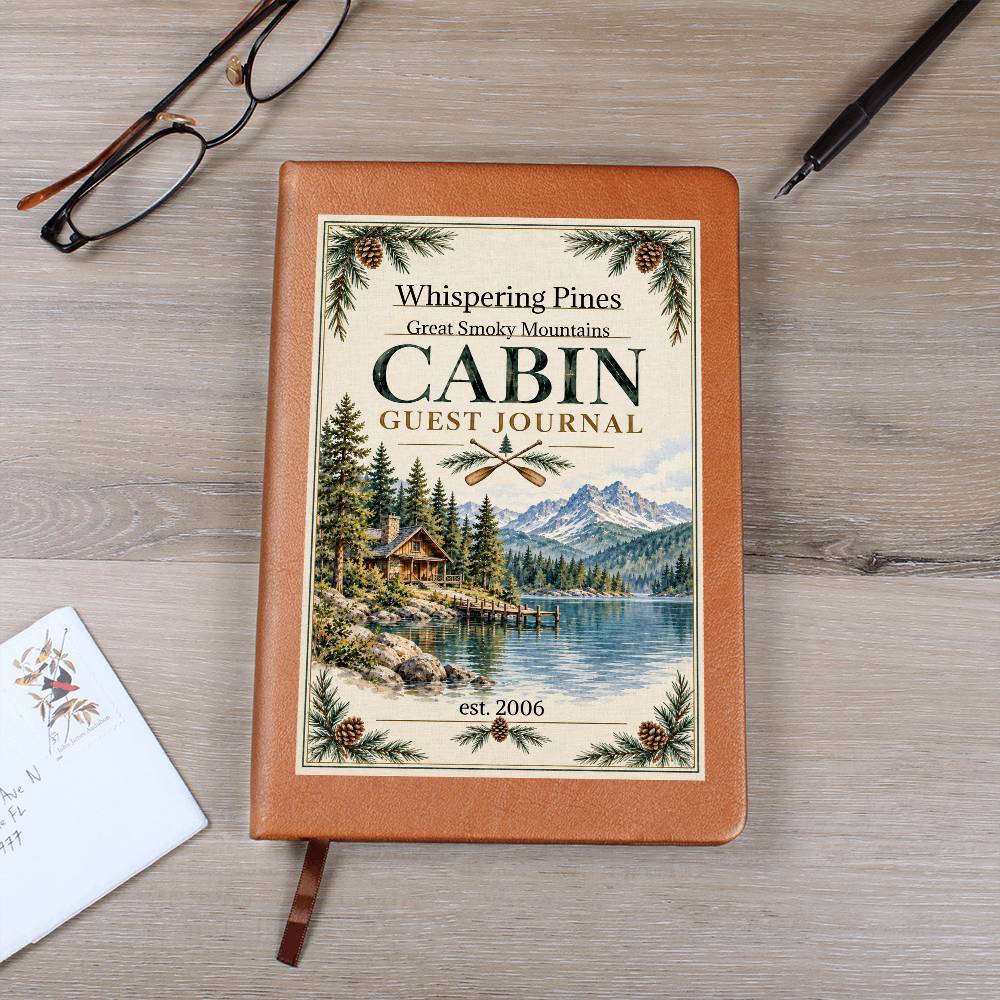 Personalized Cabin Guest Journal | Custom Lodge Keepsake