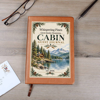 Personalized Cabin Guest Journal | Custom Lodge Keepsake