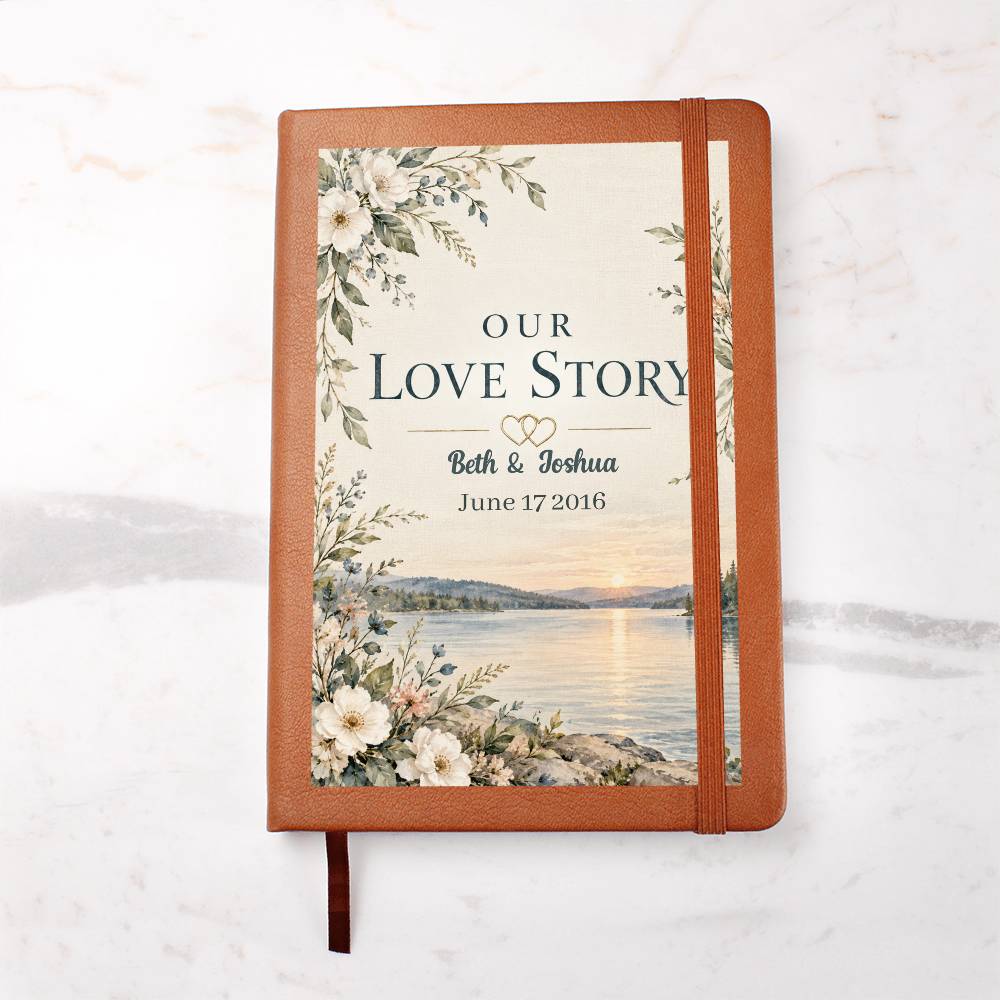 Personalized Our Love Story Journal | Couples Keepsake