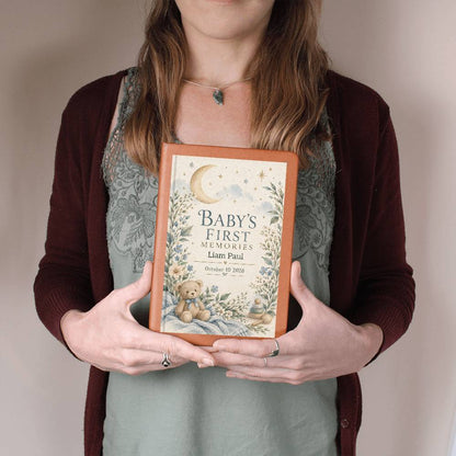 Personalized Baby Memory Journal | New Baby Keepsake