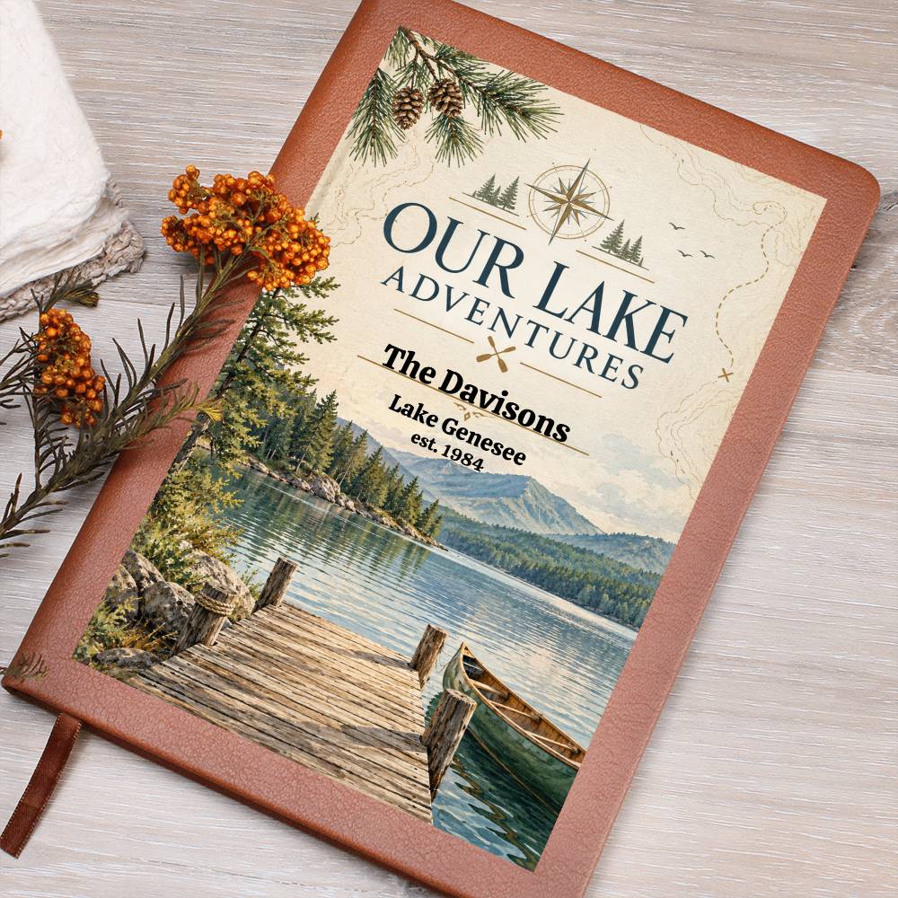 Personalized Our Lake Adventures Family Journal