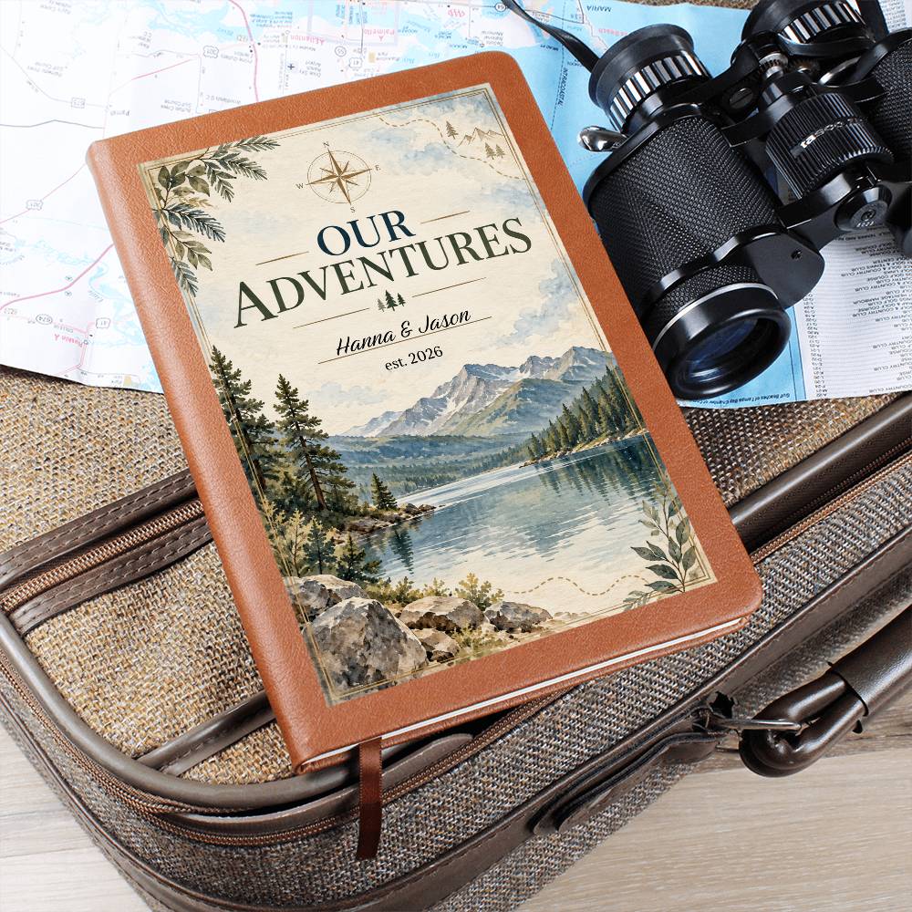 Personalized Our Adventures Journal for Couples
