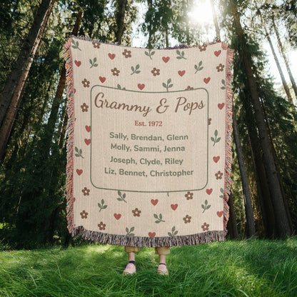 Artwork Heirloom Woven Blanket (Portrait)