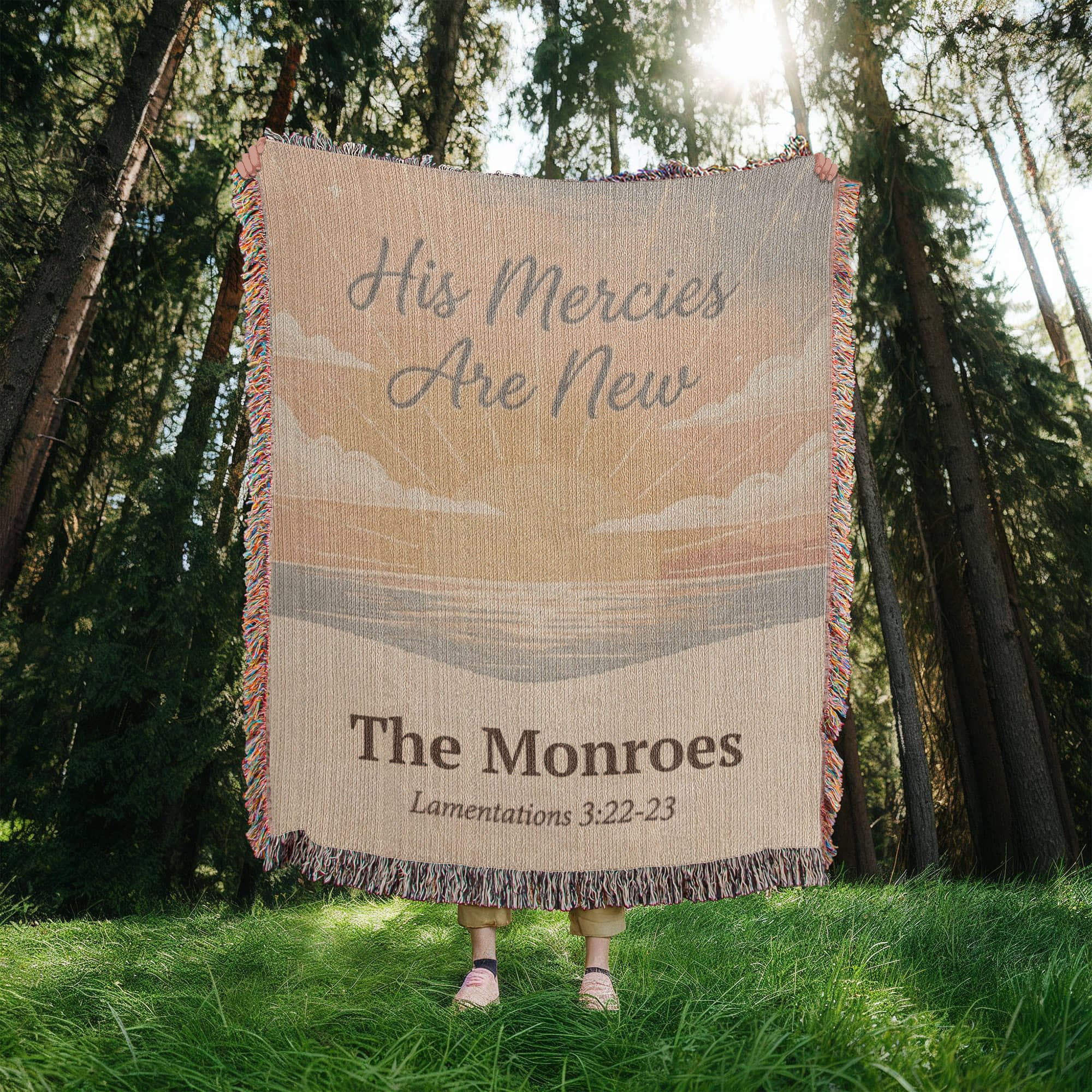 Personalized Christian Family Blanket