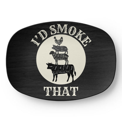 BBQ Gifts for Grill Master Grilling Plate Dad Gift from Kids Custom Platter Gift for Grandpa