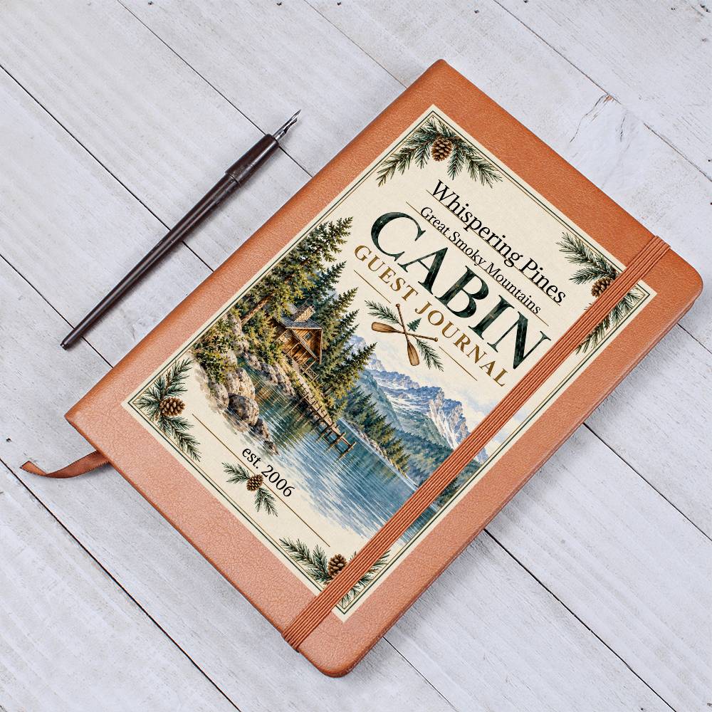 Personalized Cabin Guest Journal | Custom Lodge Keepsake