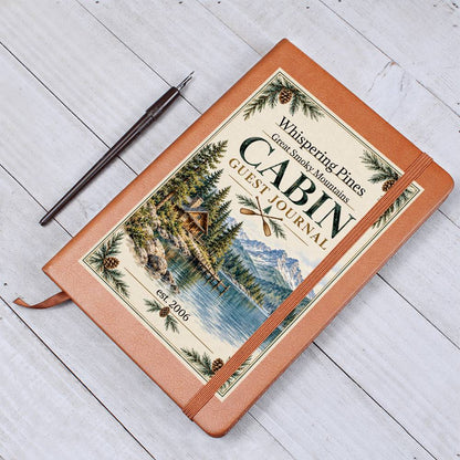 Personalized Cabin Guest Journal | Custom Lodge Keepsake