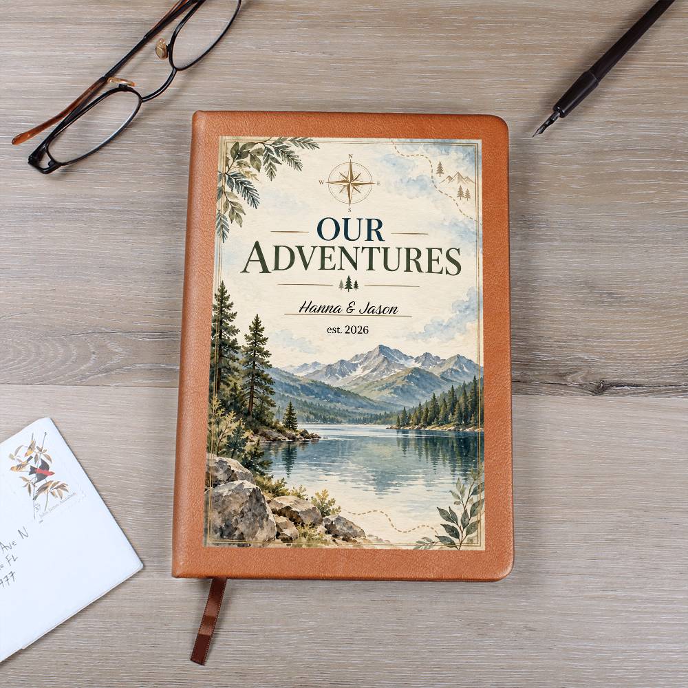 Personalized Our Adventures Journal for Couples